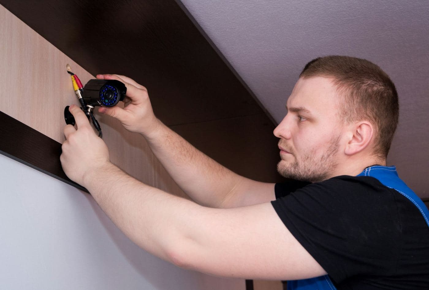 A small repair being made during a visit